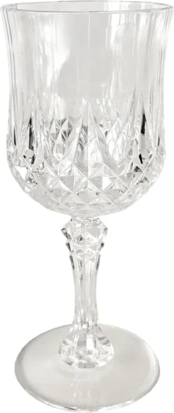 6er Set Kunststoff Weingläser Kristalleffekt 200ml / Ø7x16,5cm -Küchenzubehör 00f37e0220bcf8b6bd54b16bad219b11