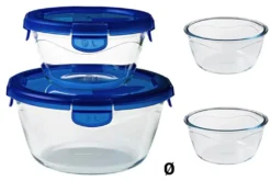 Pyrex Cook & Go Glas Runde Schüssel Mit Deckel 0.7L -Küchenzubehör 011fe81edfa8d515bbf34aaa24f5a48c