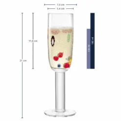 Leonardo Sektglas FIORI Mehrfarbig -Küchenzubehör 0127de96da8c0b180d879e2732242217