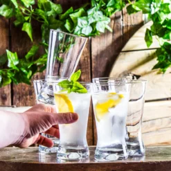 6er SET DRINKGLÄSER Cocktailgläser Saftgläser Longdrinkgläser Glas Trinkglas -Küchenzubehör 035495be92c9b4010a77dd20336e5b11