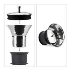 Relaxdays Glaskaraffe 1,5 Liter Bauchig 13 Relaxdays Glaskaraffe 1,5 Liter Bauchig -Küchenzubehör 03729578dc0c63830464dacfc338a37e