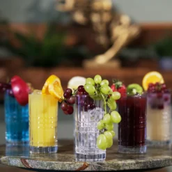 Kadum Cocktailgläser 6er Set Longdrinkgläser 360 Ml Longdrinkbecher Gläser Longdrink -Küchenzubehör 044aca4692f7db57f646d3e6a3afb516