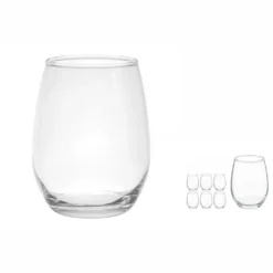 Pasabahce Gläserset Amber 570 Ml Durchsichtig 6 Teilig -Küchenzubehör 04db640293d0a742639b2eface0f8088