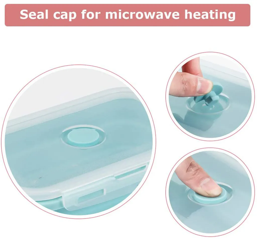 Faltbare Frischhaltedosen, 4 PCS Kitchen Vorratsdosen Set Faltbare Brotbox Silikon Zusammenklappbaren Container, Camping Schüssel Faltbar Set, Frischhalteboxen Für Kühlschränke 4 Faltbare Frischhaltedosen, 4 PCS Kitchen Vorratsdosen Set Faltbare Brotbox Silikon Zusammenklappbaren Container, Camping Schüssel Faltbar Set, Frischhalteboxen Für Kühlschränke – Bild 4