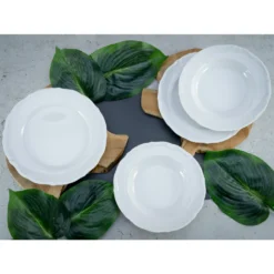 CreaTable 16137 Tafelservice Maria Theresia Für 6 Personen, Porzellan, Weiß (1 Set, 12-teilig) 8 CreaTable 16137 Tafelservice Maria Theresia Für 6 Personen, Porzellan, Weiß (1 Set, 12-teilig) -Küchenzubehör 07f10f867fdb4e5936015fb9b8ede230