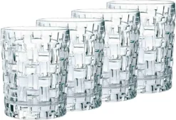 Nachtmann Whiskybecher Bossa Nova 330ml, Klar (4er Pack) -Küchenzubehör 08181dc2ca495ebe7add1f95cb9f5092