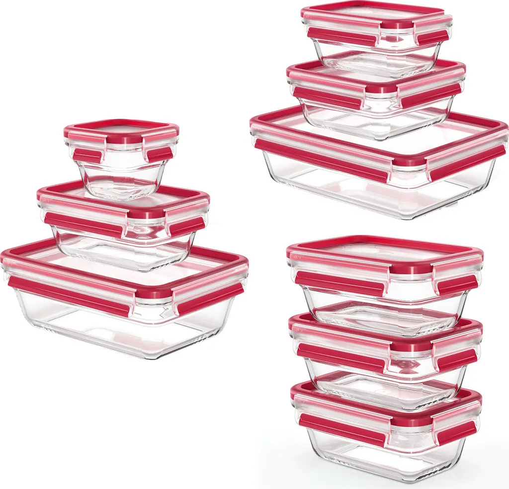 Emsa Frischhaltedose CLIP & CLOSE Glas 0,45 Liter 3er Set 3 Emsa Frischhaltedose CLIP & CLOSE Glas 0,45 Liter 3er Set – Bild 3