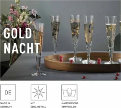 Goldnacht Champagnerglas-Set F23 Von Carolin Oliveira 35 Goldnacht Champagnerglas-Set F23 Von Carolin Oliveira -Küchenzubehör 139d65736acd0d3dfa9b8dd227750d17