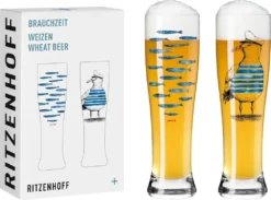 Brauchzeit Weizenbierglas-Set #13, #14 Von Daniela Garreton -Küchenzubehör 162516722b6a05d17bb7dd97a3c06fb8