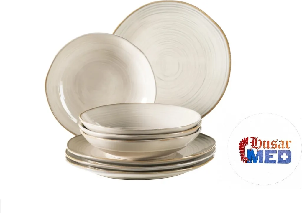 Mäser 931371 Nottingham Vintage Tafel-Service Für 4 Personen Mit Speiseteller Und Suppenteller Im Retro-Look, Steinzeug, Beige, 8-teilig (1 Set) 10 Mäser 931371 Nottingham Vintage Tafel-Service Für 4 Personen Mit Speiseteller Und Suppenteller Im Retro-Look, Steinzeug, Beige, 8-teilig (1 Set) – Bild 10