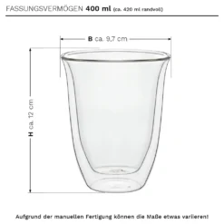 Thermoglas „DG-V“ 6er-Set 400 Ml -Küchenzubehör 198439677a85fb32b1639d1301a15071