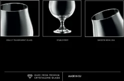 KROSNO Elite Dunkel Stout Biergläser, 6er-Set, 500 Ml -Küchenzubehör 19843a59661247811e901e5041b7805f