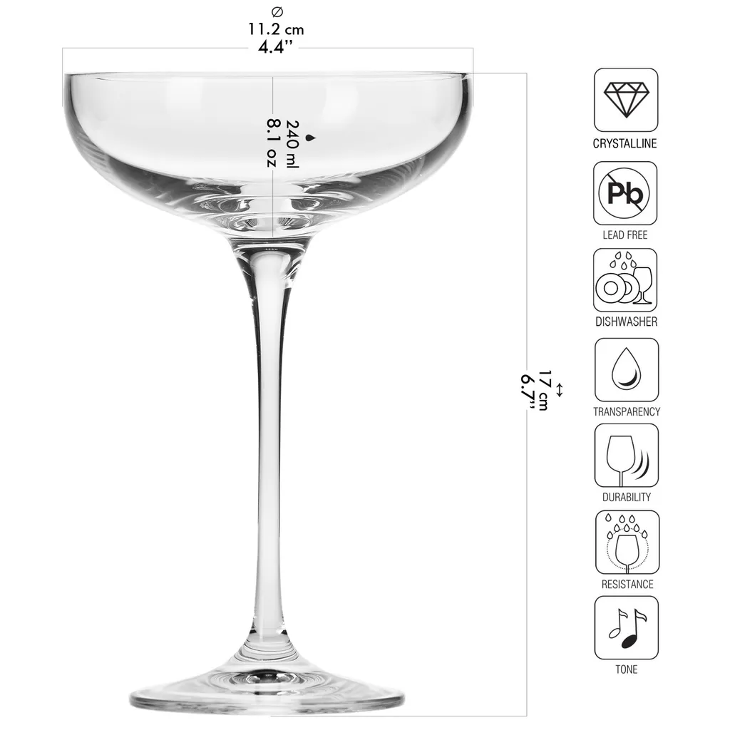 KROSNO Harmony Sektgläser, 6er-Set, 240 Ml 14 KROSNO Harmony Sektgläser, 6er-Set, 240 Ml – Bild 14