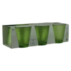 Pasabahce 520616 Linden 6er Trinkglas, Farbe:GRÜN