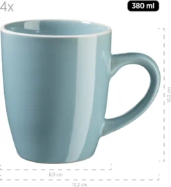 Mäser 931770 Kombiservice Elissa Für 6 Personen, Steinzeug, Türkis (1 Set, 24-teilig) 18 Mäser 931770 Kombiservice Elissa Für 6 Personen, Steinzeug, Türkis (1 Set, 24-teilig) -Küchenzubehör 1b55897a88358f64341e3ceb9866d575