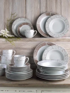 WELLCO Tafelset Grenoble Porzellan 12teilig 5 WELLCO Tafelset Grenoble Porzellan 12teilig -Küchenzubehör 1b7b726a52d8e8affe080fe98c4ad2c7