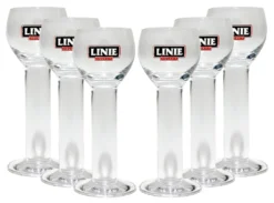 Linie Fra Norge - Aquavit Gläser - 6 Stück