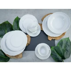 CreaTable 16135 Kombiservice Maria Theresia Für 6 Personen, Porzellan, Weiß (1 Set, 30-teilig) -Küchenzubehör 1c837b4de0ebb5491422423280bdcc2d