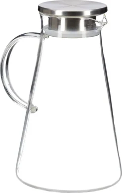 Relaxdays Glaskaraffe Mit Deckel 1,8 Liter -Küchenzubehör 1ca2d649cfb412236f60aa709c483306