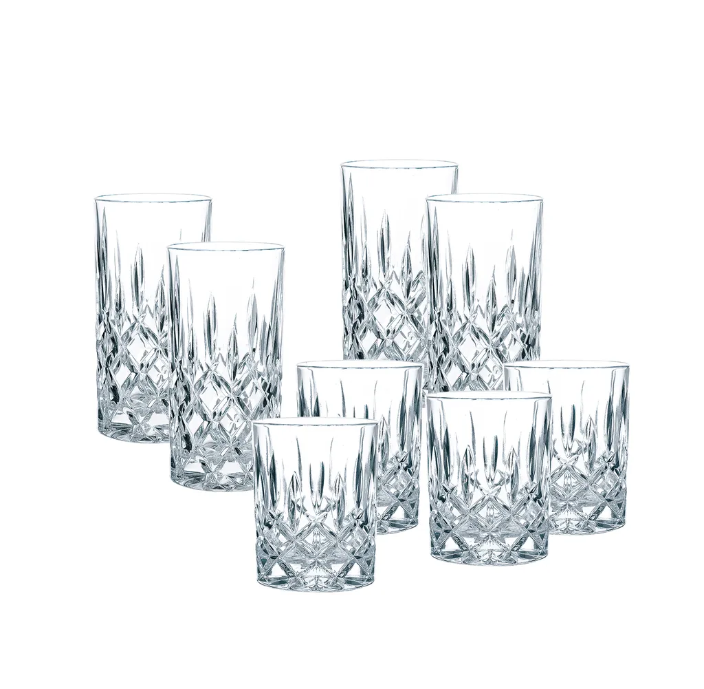 Nachtmann Nobelesse Gläser 4 Longdrinkgläser 4 Whiskygläser 5 Nachtmann Nobelesse Gläser 4 Longdrinkgläser 4 Whiskygläser – Bild 5