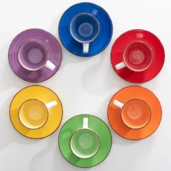 Kaffeeservice Steinzeug, Vancasso BONITA 12 Teiliges Kaffeeset, Cappuccino Tassenset Für 6 Personen, Tassen Und Untertassen -Küchenzubehör 1cd3d69f844bc5d485c6f62227b88ddb