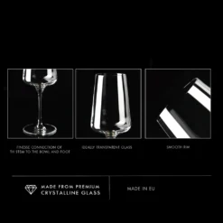 KROSNO Infinity Weißweingläser, 6er-Set, 400 Ml -Küchenzubehör 1d6b30ad6764ac27c039ef79dfda4179