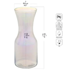 KROSNO Pure Wasser Regenbogen Karaffe Dekanter, 900 Ml -Küchenzubehör 1fc7e8b01601ae976983ffbe7b2126c2