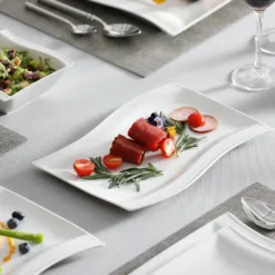 MALACASA, Serie Flora, 26 Tlg. Cremeweiß Porzellan Geschirrset Kombiservice Tafelservice Mit 6 Schalen, 6 Dessertteller, 6 Suppenteller, 6 Speiseteller Und 2 Rechteckigen Platten 11 MALACASA, Serie Flora, 26 Tlg. Cremeweiß Porzellan Geschirrset Kombiservice Tafelservice Mit 6 Schalen, 6 Dessertteller, 6 Suppenteller, 6 Speiseteller Und 2 Rechteckigen Platten -Küchenzubehör 209ccd932918c5e77a9699406bf4d94e