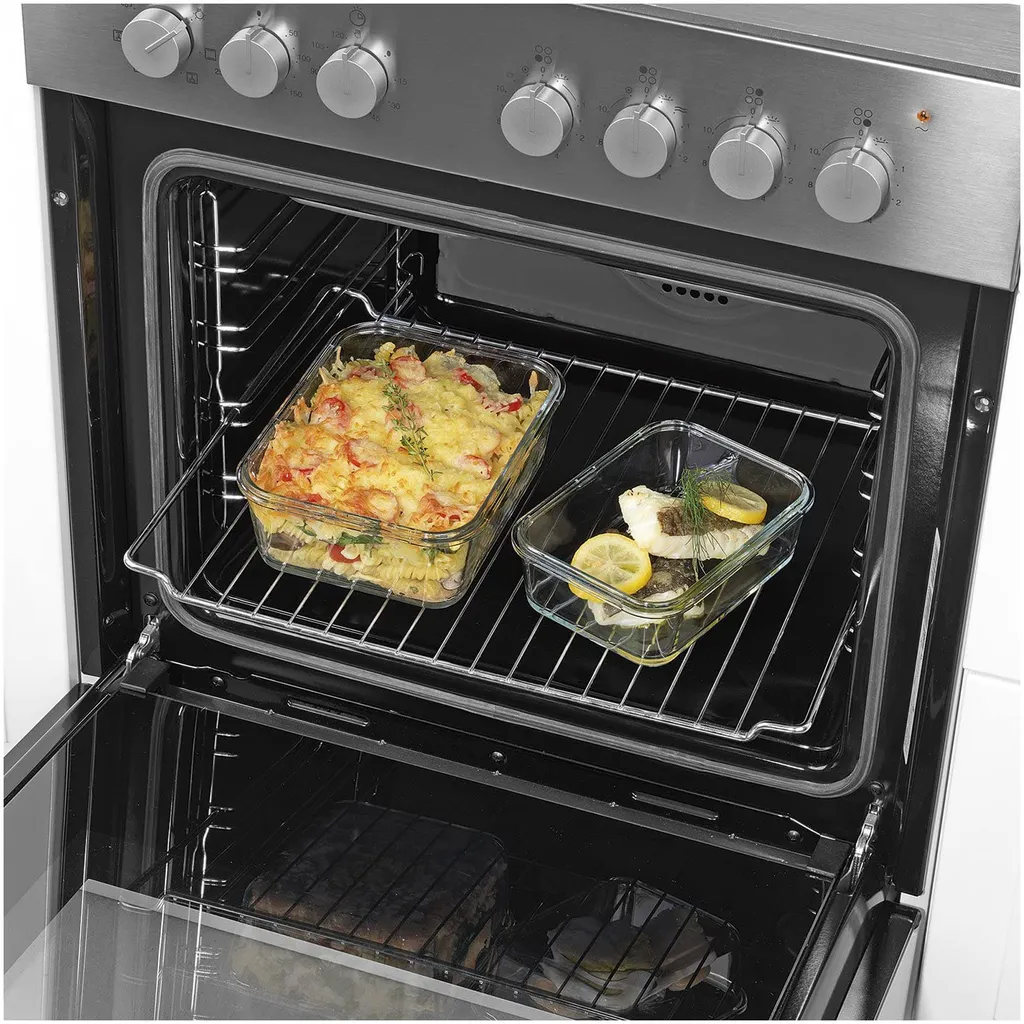 Cuisine Edition Klick-it Glas-Frischhaltedosen Set 8-tlg. Mint, 4 Glasschüsseln Mit Passendem Deckel Mit Mikrowellenventil, Geeignet Für Backofen, Mikrowelle & Gefrierfach, BPA-frei 6 Cuisine Edition Klick-it Glas-Frischhaltedosen Set 8-tlg. Mint, 4 Glasschüsseln Mit Passendem Deckel Mit Mikrowellenventil, Geeignet Für Backofen, Mikrowelle & Gefrierfach, BPA-frei – Bild 6