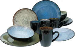 CreaTable 23629 Kombiservice Bali Für 4 Personen, Steinzeug, Mehrfarbig (1 Set, 16-teilig) 11 CreaTable 23629 Kombiservice Bali Für 4 Personen, Steinzeug, Mehrfarbig (1 Set, 16-teilig) -Küchenzubehör 2302422aa2a0598b6439658c267eb7fb