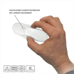 100 Schnapsgläser Aus Plastik, 4 Cl, Transparent, Mehrweg Shot Becher -Küchenzubehör 23036cab2602e5ef603f12d70021eab5