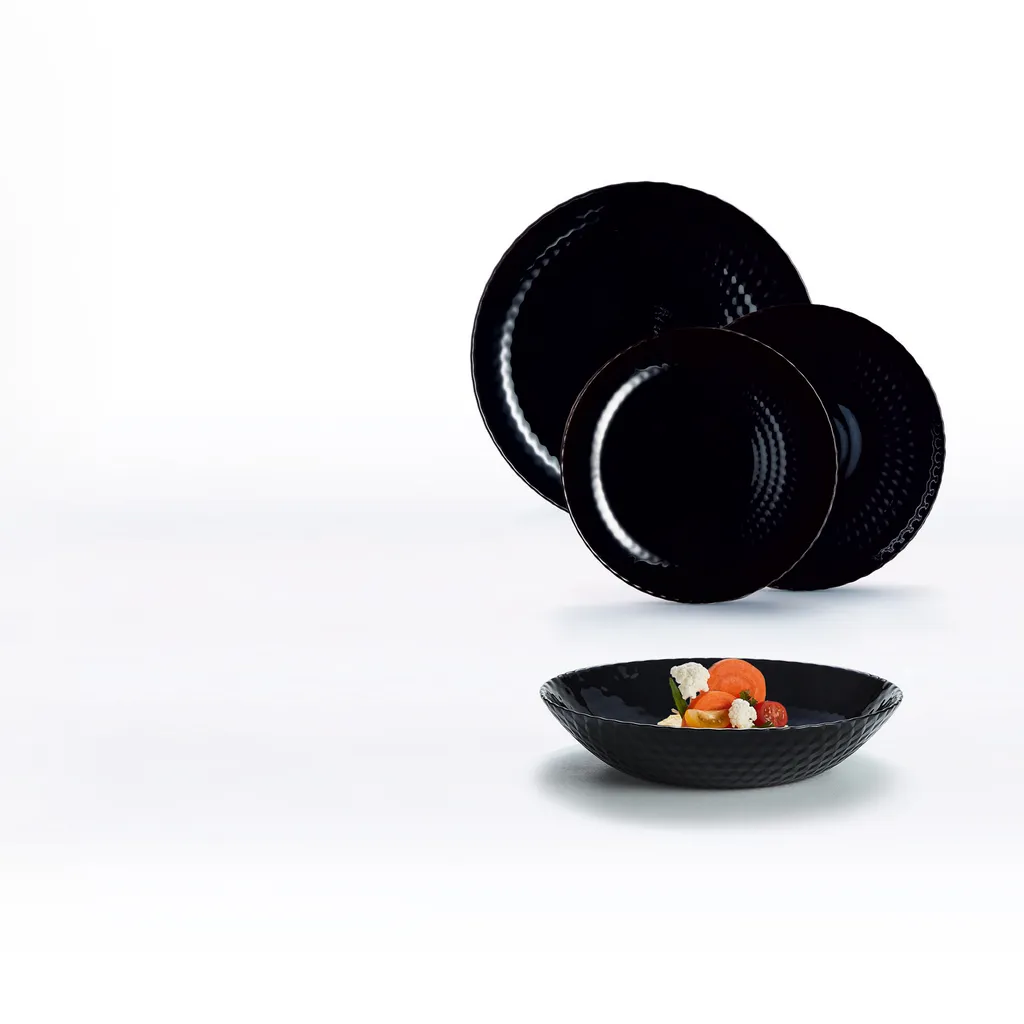 Tafelservice Für 6 Personen Geschirr Set Diwali Granit 18 Tlg. LUMINARC 1 Tafelservice Für 6 Personen Geschirr Set Diwali Granit 18 Tlg. LUMINARC