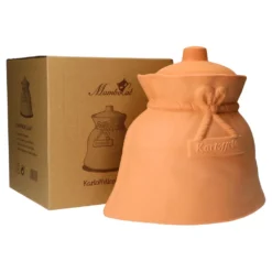 Mambocat Kartoffeltopf Linda Terrakotta Vorrats-Dose Deckel Aufbewahrung Gemüse-Topf Natural -Küchenzubehör 24890f90a24f259a7352f41f01fcbbcc
