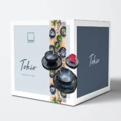 Sänger SÄNGER Steingut Geschirrset Tokio, Tafelservice 12 Teilig Für 4 Personen -Küchenzubehör 2561699911ecdddcf78b6b26ff106a12