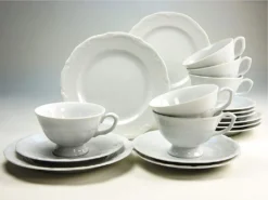 CreaTable 16028 Kaffeegarnitur Maria Theresia Für 1 Personen + Uni, Porzellan, Weiß (1 Set, 3-teilig) -Küchenzubehör 2743d159c86cd3775cdae80906cf87c2 1