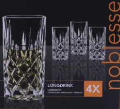 Nachtmann 0089208-0 Noblesse Longdrinkbecher, 375 Ml, 14,8 Cm, Klar (4er Pack) -Küchenzubehör 277c7fb21284a20da440ce35baba68ed