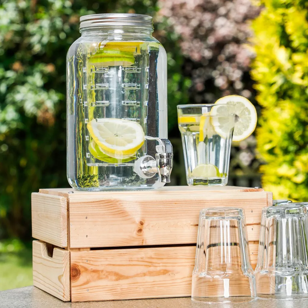 Getränkespender Mit Kühleinsatz, Ca. 3,5L 2 Getränkespender Mit Kühleinsatz, Ca. 3,5L – Bild 2