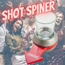 Shot Glas Spinner | Party-Spiel | Trinkspiel | Einschenken, Drehen, Trinken. Inklusive Shotglas Und Drehmechanismus -Küchenzubehör 2acda4d55ad77cb3f5ff907116e84d22