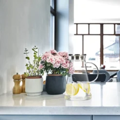 Relaxdays Glaskaraffe Mit Deckel 1,8 Liter -Küchenzubehör 2acdd9cbaaa7ab73c65ec93668f244bd