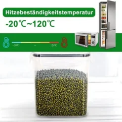 24er-set Vorratsdosen Set, Aufbewahrungsbox Mit Deckel, Schüttdose & Frischhaltedosen Küche Groß Vorratsdosen Luftdicht -Küchenzubehör 2c31837375292d35bd48312a3e675e02