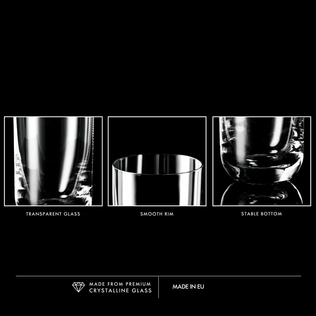 KROSNO Longdrinkgläser Wassergläser Trinkgläser | Set Von 6 | 360 ML | Glamour Kollektion | Perfekt Für Zuhause, Restaurants Und Partys | Spülmaschinenfest 9 KROSNO Longdrinkgläser Wassergläser Trinkgläser | Set Von 6 | 360 ML | Glamour Kollektion | Perfekt Für Zuhause, Restaurants Und Partys | Spülmaschinenfest – Bild 9