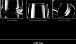 KROSNO Avant-Garde Wassergläser, 6er-Set, 380 Ml -Küchenzubehör 3013bc48130a2fad933454ad82b74048