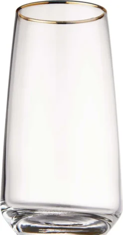 BUTLERS TOUCH OF GOLD 6x Longdrinkgläser Mit Goldrand 480ml -Küchenzubehör 3045756232861e2e369764aaaa78308c