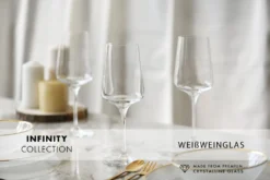 KROSNO Infinity Weißweingläser, 6er-Set, 400 Ml -Küchenzubehör 3102b5f9d02d55577e9f232745665706