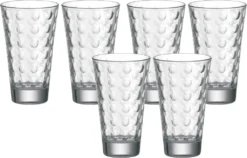 LEONARDO 012684 Optic Longdrinkbecher, Glas, 300 Ml, Ø 8 X 13 Cm, Klar (6 Stück) -Küchenzubehör 323c8ba8ba1b8f9c8dbca60908abb038