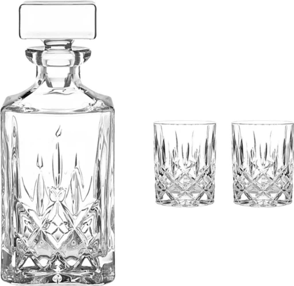 Nachtmann 0091899-0 Noblesse Whisky-Set, 1 X Karaffe/Dekanter + 2 X Whisky-Becher, Klar (1 Set) 1 Nachtmann 0091899-0 Noblesse Whisky-Set, 1 X Karaffe/Dekanter + 2 X Whisky-Becher, Klar (1 Set)
