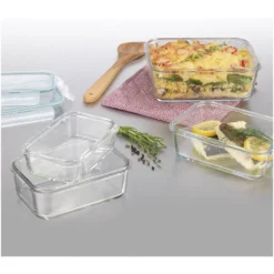 Cuisine Edition Klick-it Glas-Frischhaltedosen Set 8-tlg. Mint, 4 Glasschüsseln Mit Passendem Deckel Mit Mikrowellenventil, Geeignet Für Backofen, Mikrowelle & Gefrierfach, BPA-frei 16 Cuisine Edition Klick-it Glas-Frischhaltedosen Set 8-tlg. Mint, 4 Glasschüsseln Mit Passendem Deckel Mit Mikrowellenventil, Geeignet Für Backofen, Mikrowelle & Gefrierfach, BPA-frei -Küchenzubehör 3412ba9b574c9eafdbc27604b8d653bb