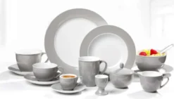 Ritzenhoff & Breker DOPPIO Grau Kaffeeservice 18-teilig -Küchenzubehör 37d1aa2d89b2c660a52c94904f84a358