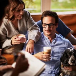 Tchibo 4er Latte Macchiato Gläser, Doppelwandig, Modernes Design, Heiß Und Kalt -Küchenzubehör 3a6b68664914dc629d51bd3660a58888