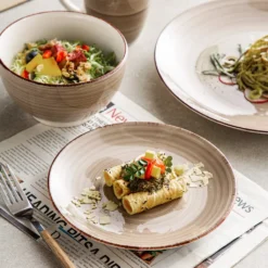 Vancasso Bella Steinzeug Kombiservice, 16 Teilig Geschirrset Für 4 Personen, Mit Je 4 Dessertteller, Speiseteller, Müslischalen, Kaffeebecher, Schokolade 12 Vancasso Bella Steinzeug Kombiservice, 16 Teilig Geschirrset Für 4 Personen, Mit Je 4 Dessertteller, Speiseteller, Müslischalen, Kaffeebecher, Schokolade -Küchenzubehör 3bc1271e71ea29361de617f5bcd3ebbb